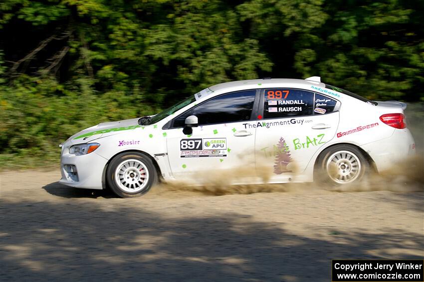 Jamey Randall / Andrew Rausch Subaru WRX on SS4, Steamboat I.