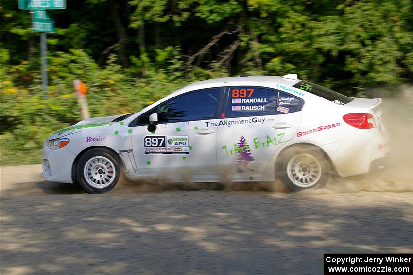 Jamey Randall / Andrew Rausch Subaru WRX on SS4, Steamboat I.