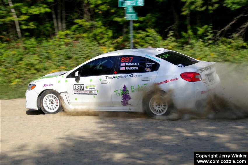 Jamey Randall / Andrew Rausch Subaru WRX on SS4, Steamboat I.