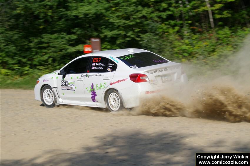 Jamey Randall / Andrew Rausch Subaru WRX on SS4, Steamboat I.