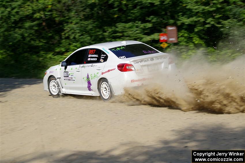 Jamey Randall / Andrew Rausch Subaru WRX on SS4, Steamboat I.