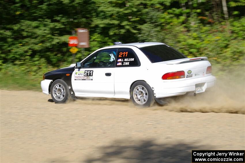 Jack Nelson / Isaac Zink Subaru Impreza on SS4, Steamboat I.