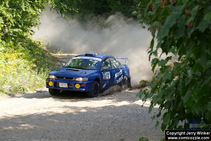 Corey Morris / Josh Nykanen Subaru Impreza on SS4, Steamboat I.