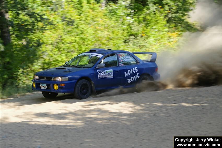 Corey Morris / Josh Nykanen Subaru Impreza on SS4, Steamboat I.