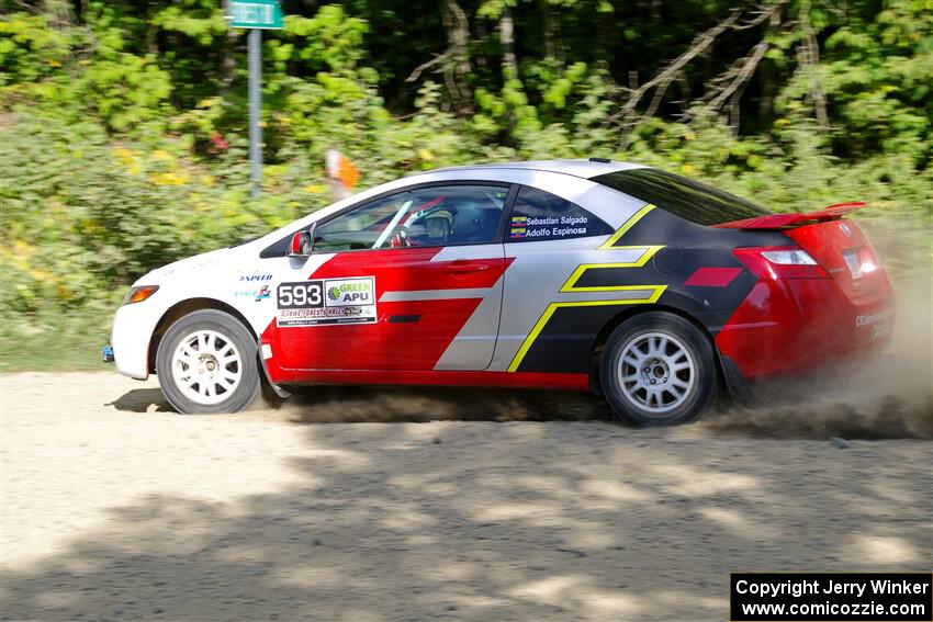 Sebastian Salgado / Christian Hidalgo Honda Civic on SS4, Steamboat I.