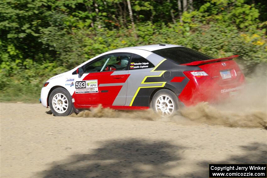 Sebastian Salgado / Christian Hidalgo Honda Civic on SS4, Steamboat I.