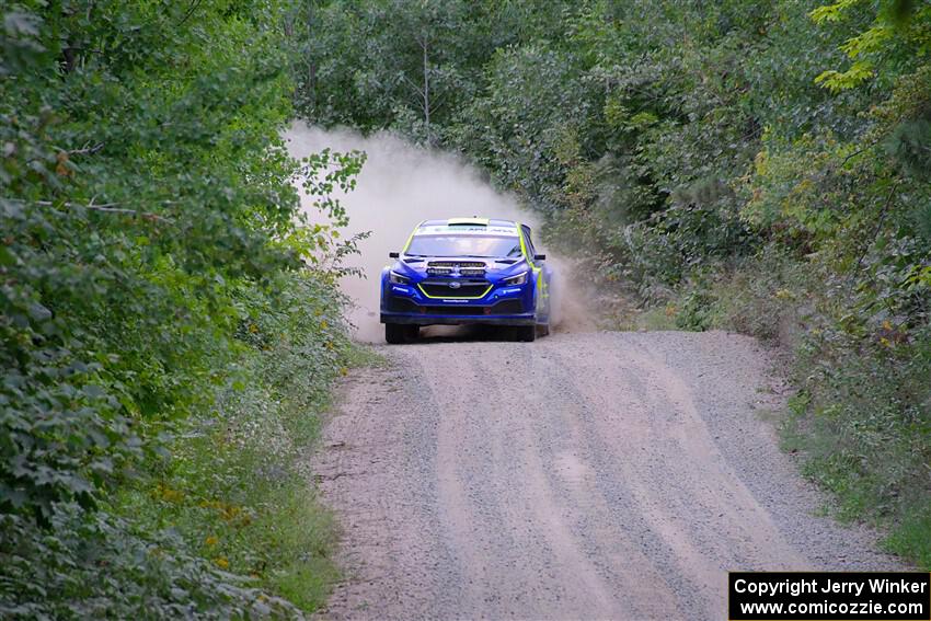 Brandon Semenuk / Keaton Williams Subaru WRX ARA24 on SS7, Kabekona II.