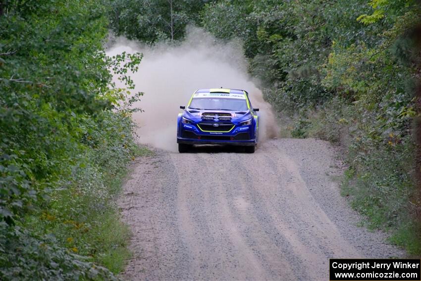 Brandon Semenuk / Keaton Williams Subaru WRX ARA24 on SS7, Kabekona II.