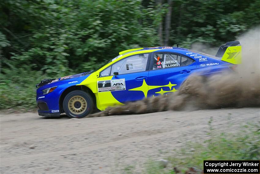 Brandon Semenuk / Keaton Williams Subaru WRX ARA24 on SS7, Kabekona II.