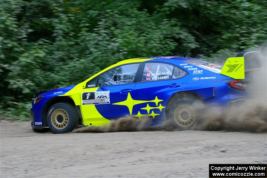 Brandon Semenuk / Keaton Williams Subaru WRX ARA24 on SS7, Kabekona II.