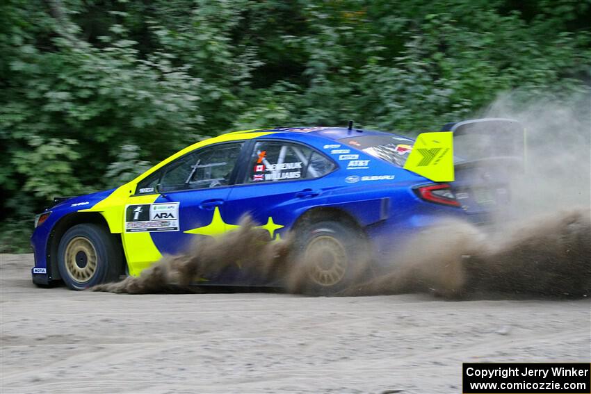 Brandon Semenuk / Keaton Williams Subaru WRX ARA24 on SS7, Kabekona II.