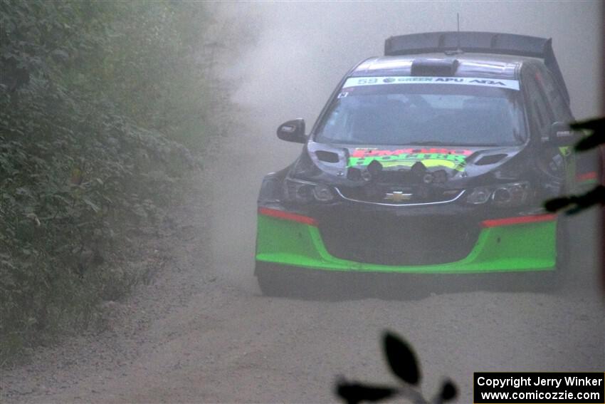 Pat Moro / Claudia Barbera-Pullen Chevy Sonic LS on SS7, Kabekona II.