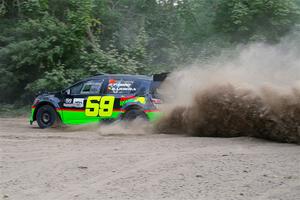 Pat Moro / Claudia Barbera-Pullen Chevy Sonic LS on SS7, Kabekona II.