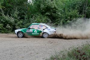 Seamus Burke / Gary McElhinney Ford Escort Mk II on SS7, Kabekona II.