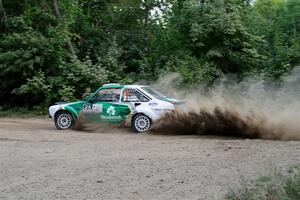 Seamus Burke / Gary McElhinney Ford Escort Mk II on SS7, Kabekona II.