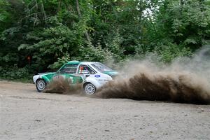 Seamus Burke / Gary McElhinney Ford Escort Mk II on SS7, Kabekona II.