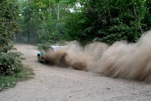 Seamus Burke / Gary McElhinney Ford Escort Mk II on SS7, Kabekona II.