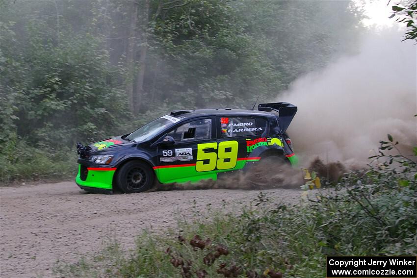 Pat Moro / Claudia Barbera-Pullen Chevy Sonic LS on SS7, Kabekona II.