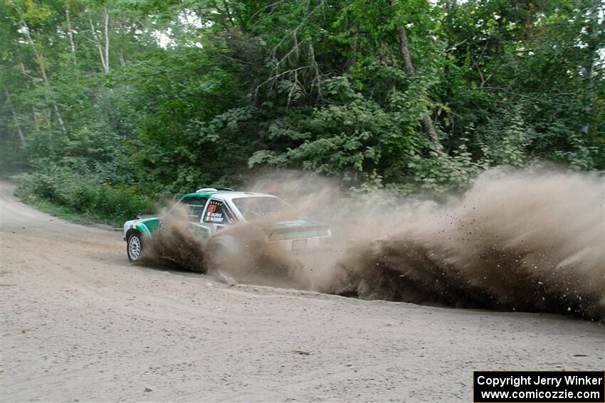 Seamus Burke / Gary McElhinney Ford Escort Mk II on SS7, Kabekona II.