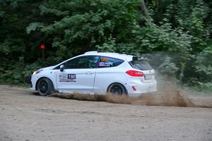 Javier Olivares / K.J. Miller Ford Fiesta Rally3 on SS7, Kabekona II.