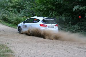 Javier Olivares / K.J. Miller Ford Fiesta Rally3 on SS7, Kabekona II.