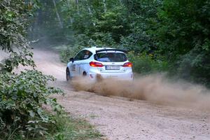 Javier Olivares / K.J. Miller Ford Fiesta Rally3 on SS7, Kabekona II.