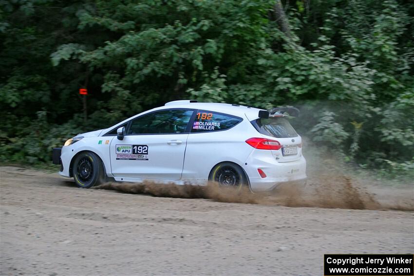 Javier Olivares / K.J. Miller Ford Fiesta Rally3 on SS7, Kabekona II.