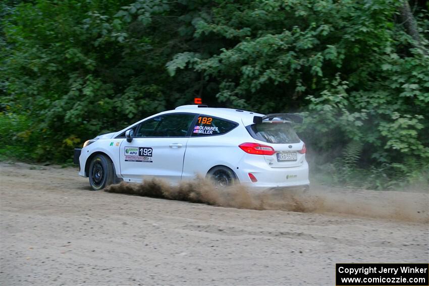 Javier Olivares / K.J. Miller Ford Fiesta Rally3 on SS7, Kabekona II.