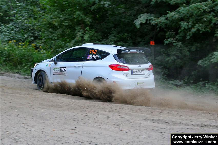 Javier Olivares / K.J. Miller Ford Fiesta Rally3 on SS7, Kabekona II.