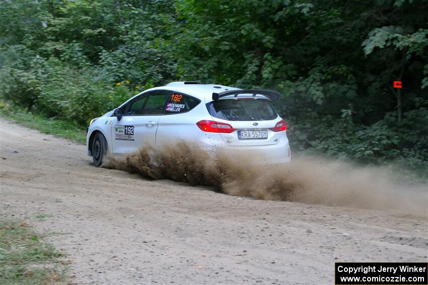 Javier Olivares / K.J. Miller Ford Fiesta Rally3 on SS7, Kabekona II.