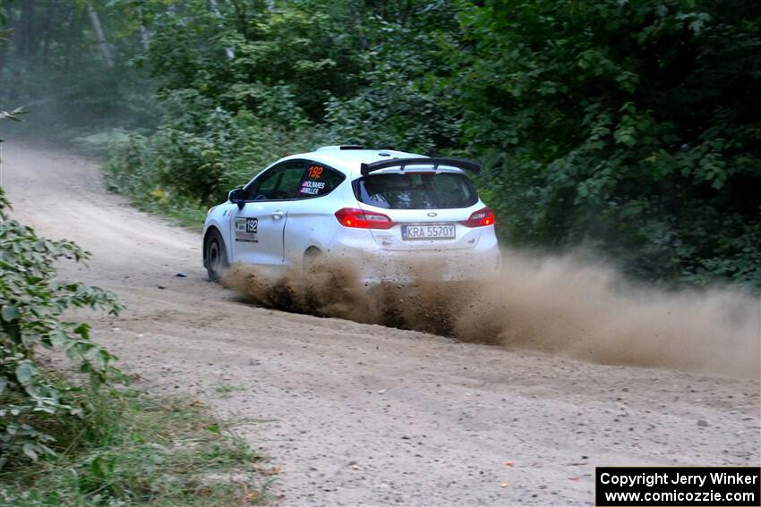 Javier Olivares / K.J. Miller Ford Fiesta Rally3 on SS7, Kabekona II.