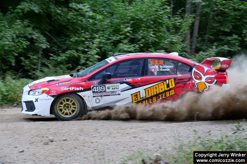 Matt Dickinson / Chris Kremer Subaru WRX STi on SS7, Kabekona II.