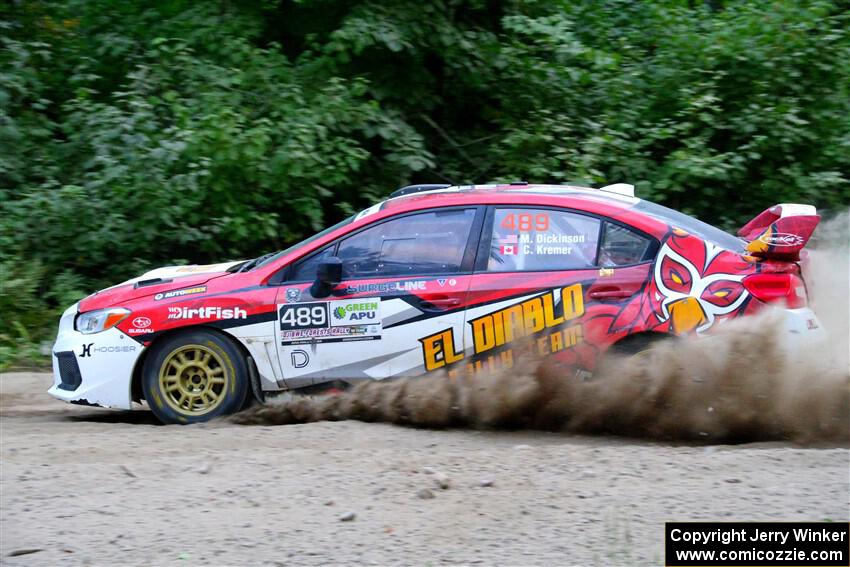 Matt Dickinson / Chris Kremer Subaru WRX STi on SS7, Kabekona II.