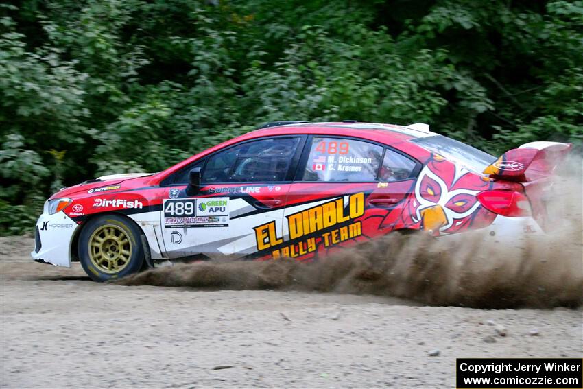 Matt Dickinson / Chris Kremer Subaru WRX STi on SS7, Kabekona II.