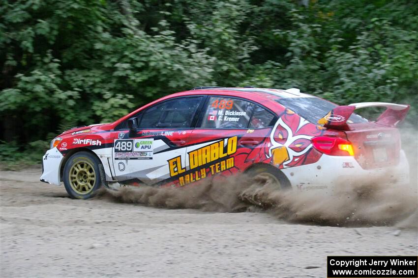 Matt Dickinson / Chris Kremer Subaru WRX STi on SS7, Kabekona II.