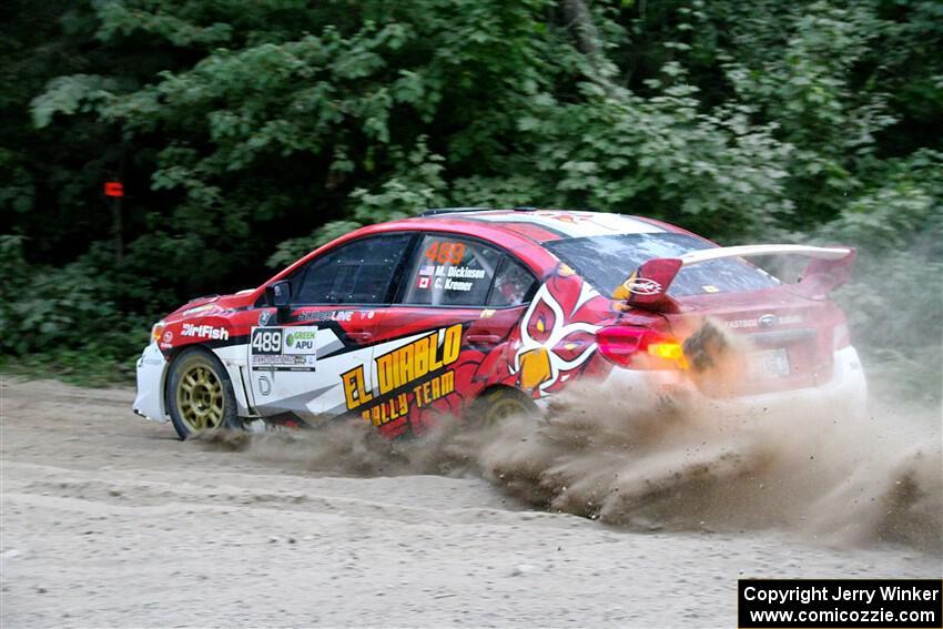 Matt Dickinson / Chris Kremer Subaru WRX STi on SS7, Kabekona II.