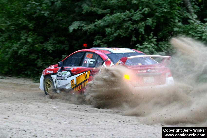 Matt Dickinson / Chris Kremer Subaru WRX STi on SS7, Kabekona II.