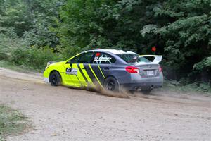 Tim Rooney / Mike Rossey Subaru WRX STi on SS7, Kabekona II.