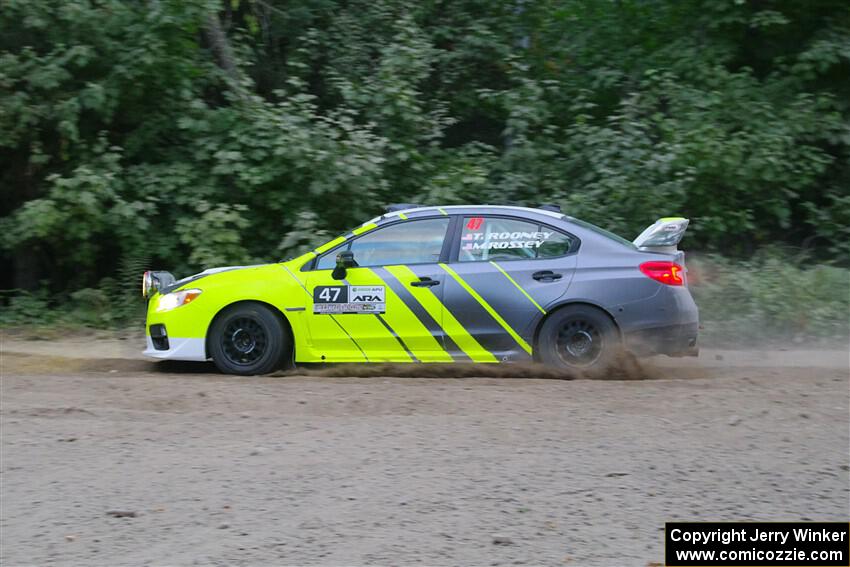 Tim Rooney / Mike Rossey Subaru WRX STi on SS7, Kabekona II.