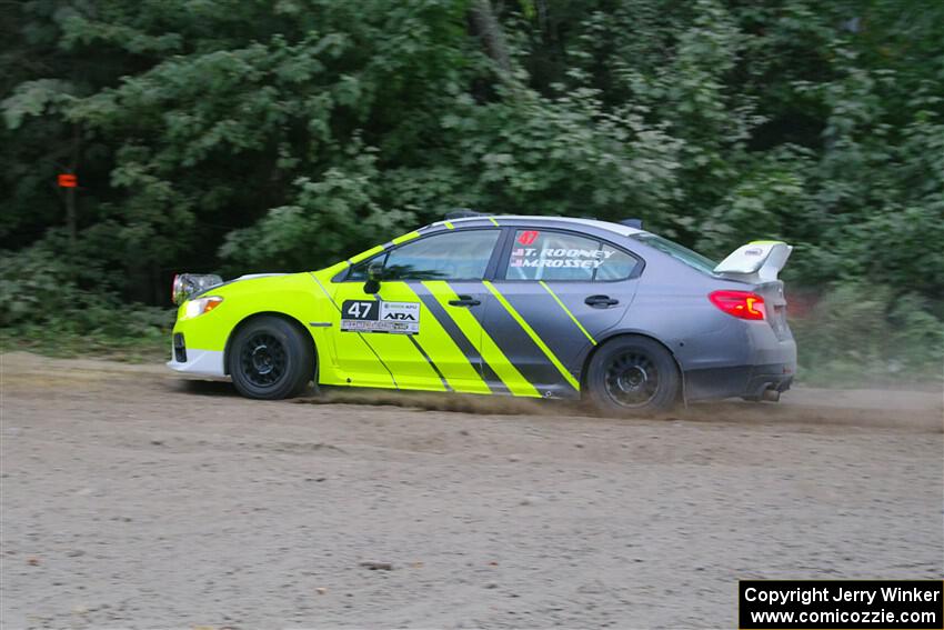 Tim Rooney / Mike Rossey Subaru WRX STi on SS7, Kabekona II.