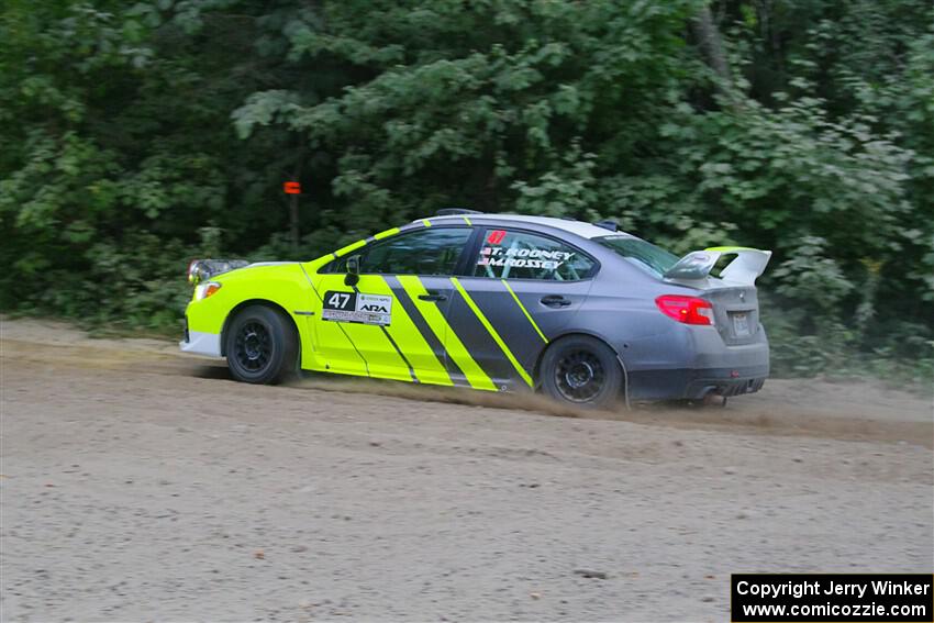 Tim Rooney / Mike Rossey Subaru WRX STi on SS7, Kabekona II.