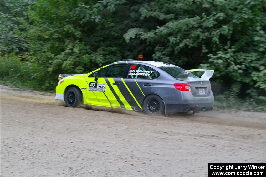 Tim Rooney / Mike Rossey Subaru WRX STi on SS7, Kabekona II.