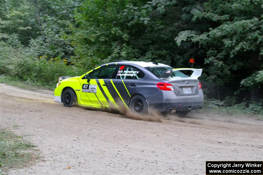 Tim Rooney / Mike Rossey Subaru WRX STi on SS7, Kabekona II.