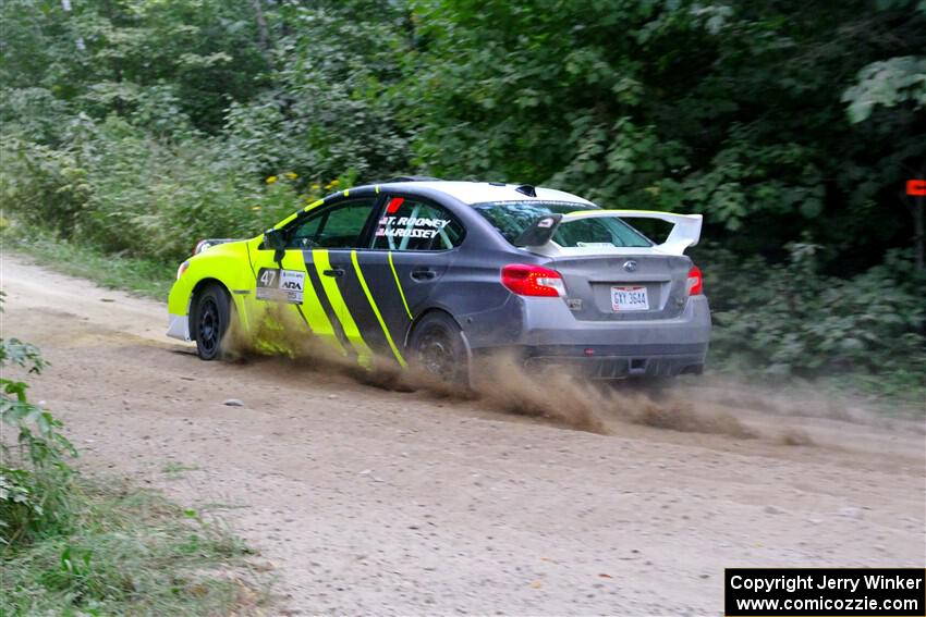 Tim Rooney / Mike Rossey Subaru WRX STi on SS7, Kabekona II.