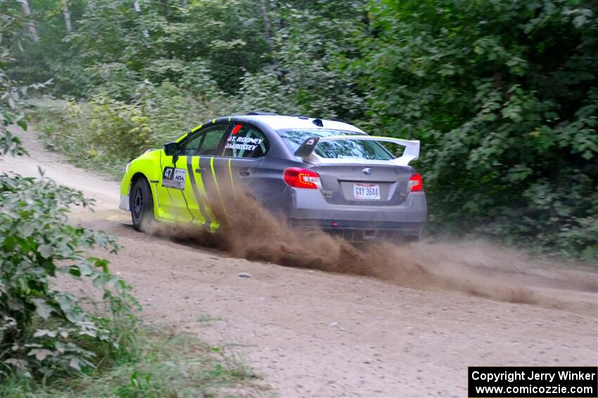 Tim Rooney / Mike Rossey Subaru WRX STi on SS7, Kabekona II.