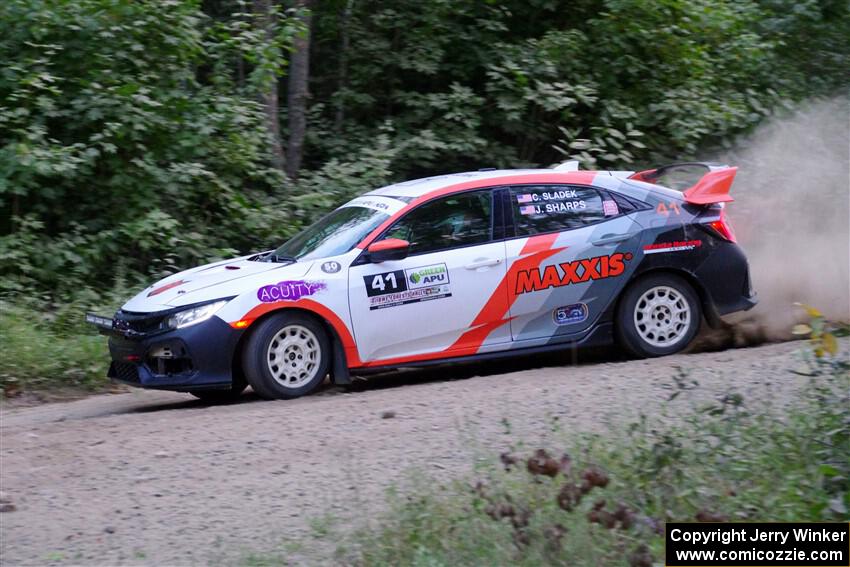 Chris Sladek / John Sharps Honda Civic Hatchback Sport on SS7, Kabekona II.