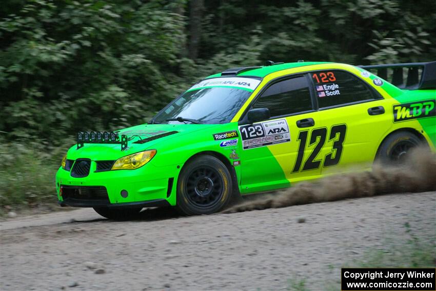 Mike Engle / Ryan Scott Subaru WRX STi on SS7, Kabekona II.