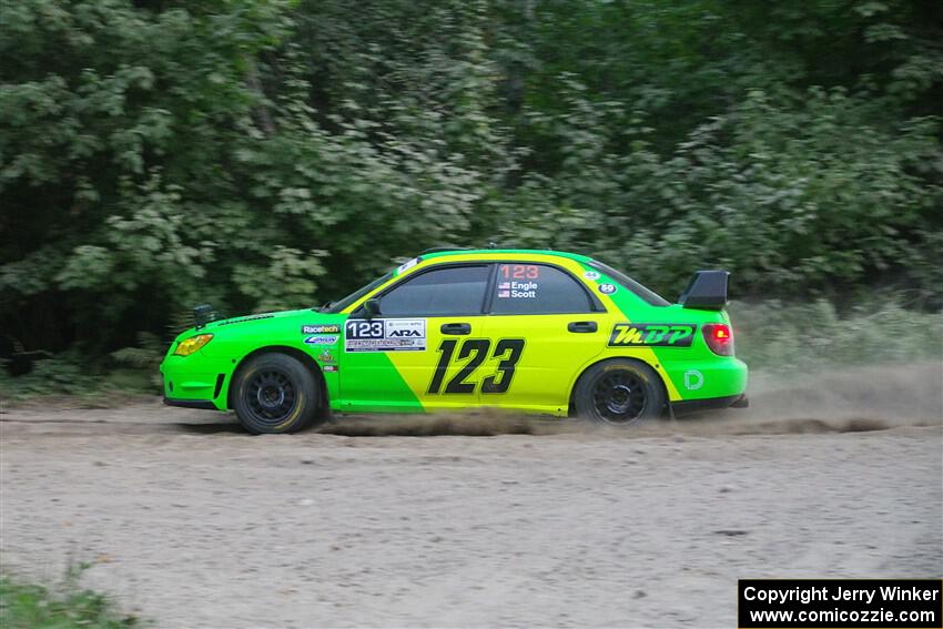 Mike Engle / Ryan Scott Subaru WRX STi on SS7, Kabekona II.