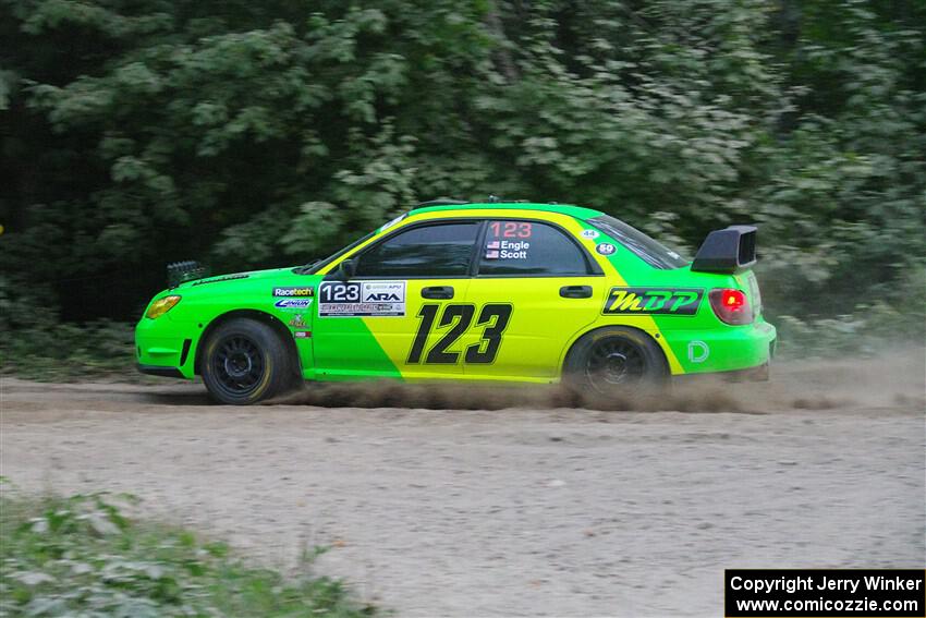 Mike Engle / Ryan Scott Subaru WRX STi on SS7, Kabekona II.