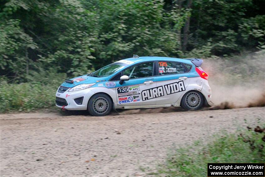 Roberto Yglesias / Sarah Freeze Ford Fiesta on SS7, Kabekona II.